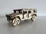 Hummer (HUMVEE) als 3D Holzodell